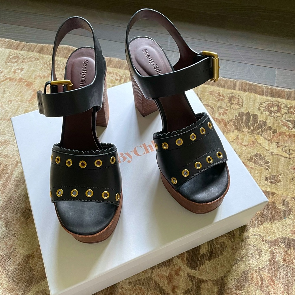 See by Chloe Platform Sandals- Worn once!